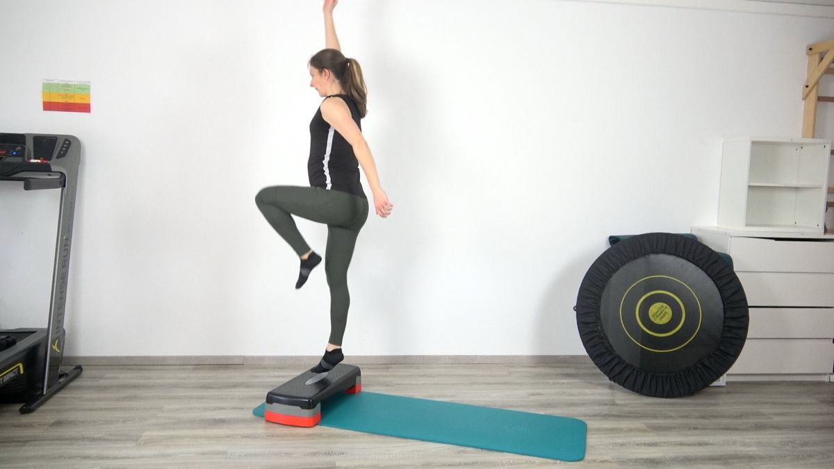 Fente avec Step & saut