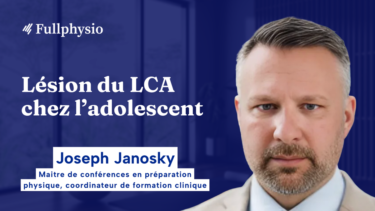 Lésion du LCA chez l’adolescent