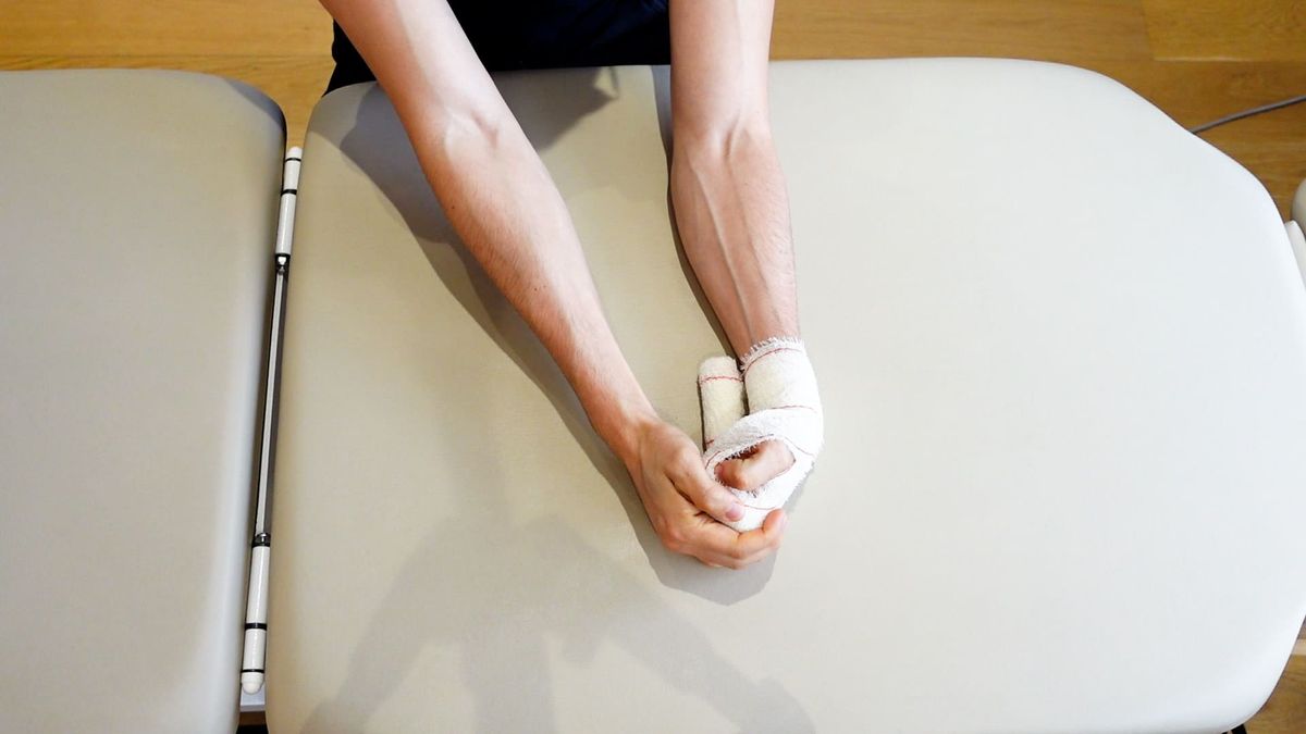Global Flexion Posture With Bandage