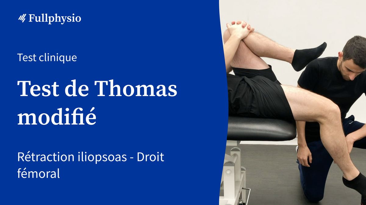 Test de Thomas modifié