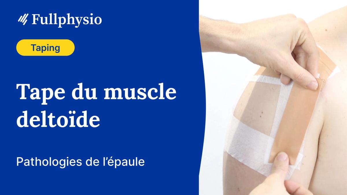 Tape du muscle deltoïde