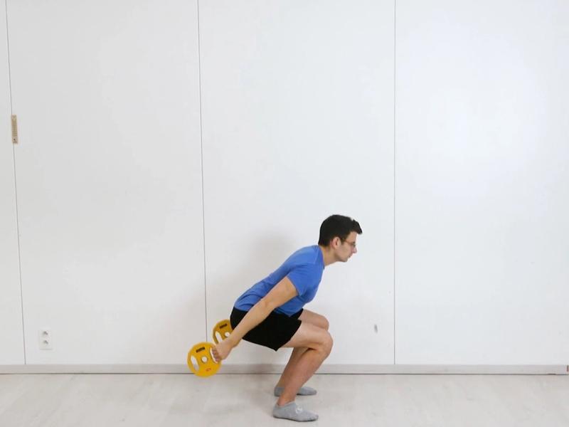 Shoulder Raise With Swing and Overhead Press, view 1