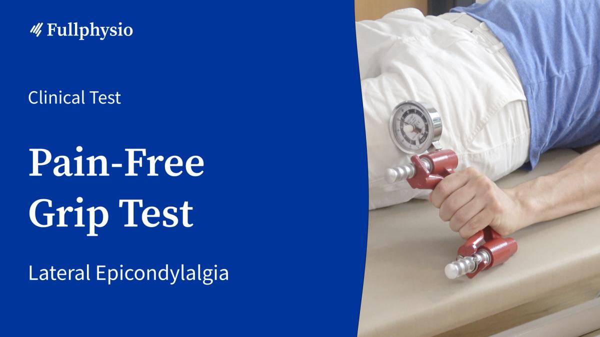 Pain-Free Grip Test