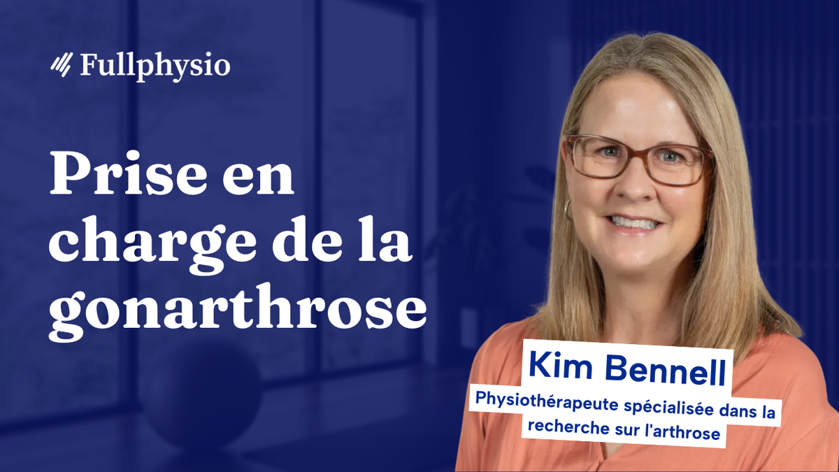 Prise en charge de la gonarthrose
