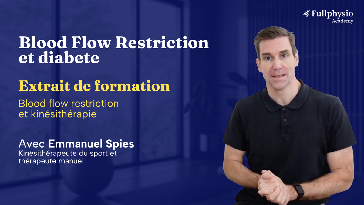 Blood Flow Restriction (BFR) et diabète
