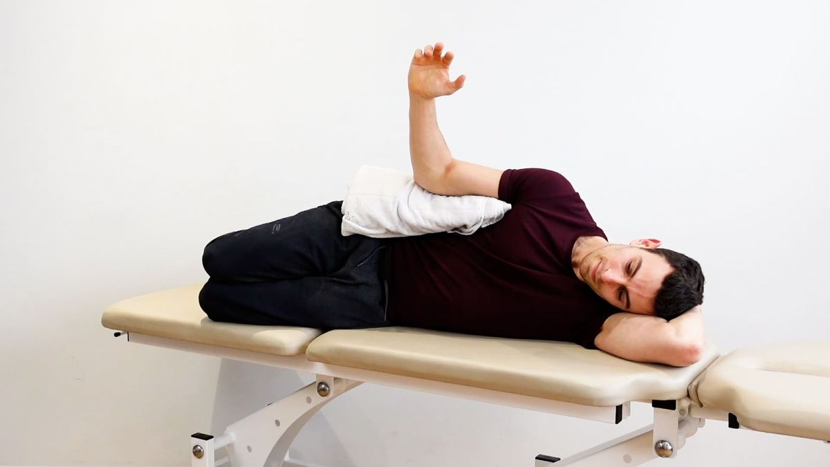 External Rotation in Side-Lying Position