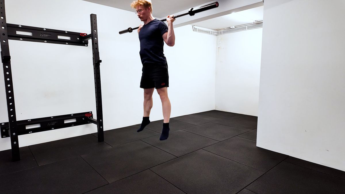 Jump squat avec charge