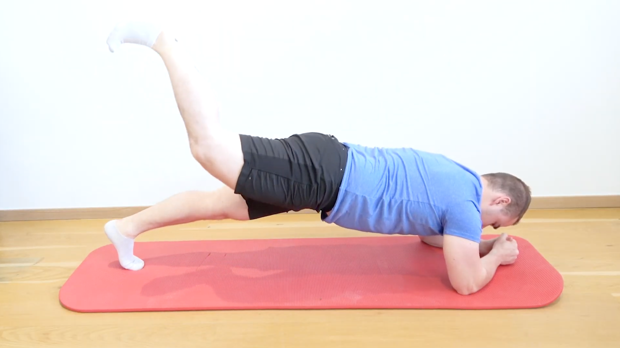 Single-Leg-Plank Donkey Lick