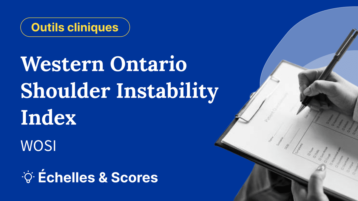 Western Ontario Shoulder Instability Index (WOSI)