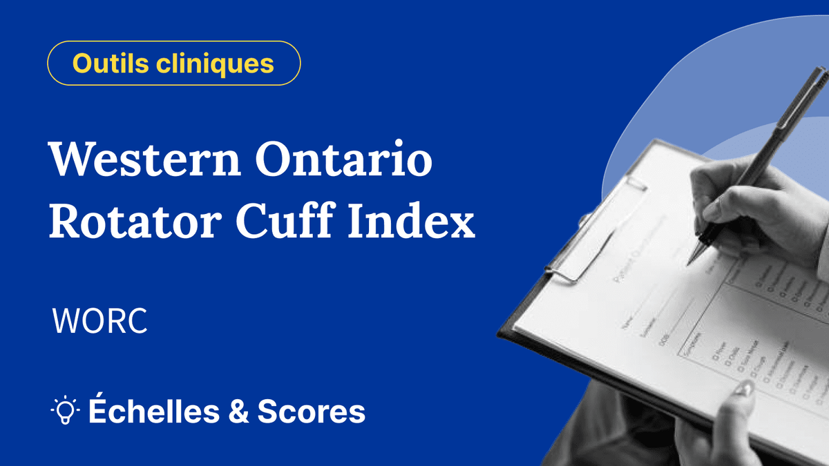WORC : Western Ontario Rotator Cuff Index