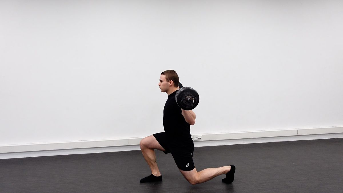 Forward Lunge With Weight