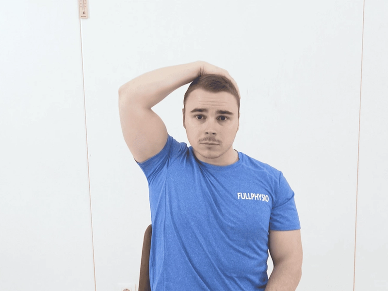Inclinaison cervicale avec surpression, vue 1