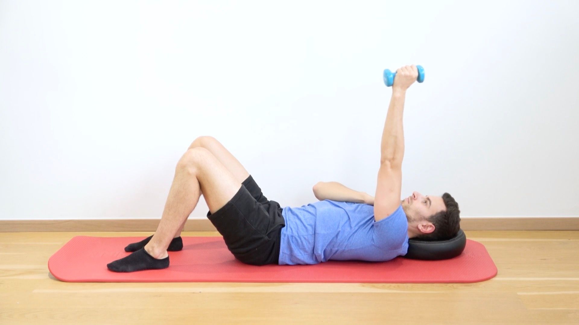 Renforcement extenseurs excentrique, vue 1