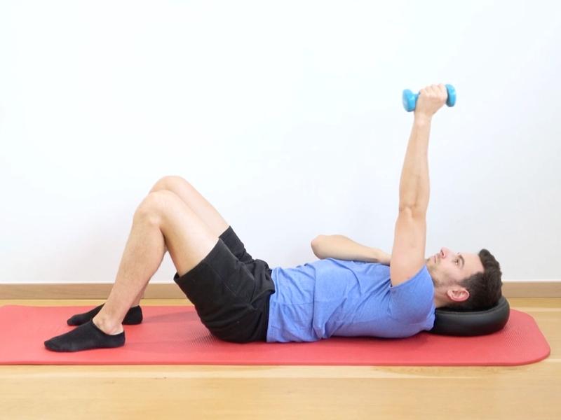 Renforcement extenseurs excentrique, vue 1
