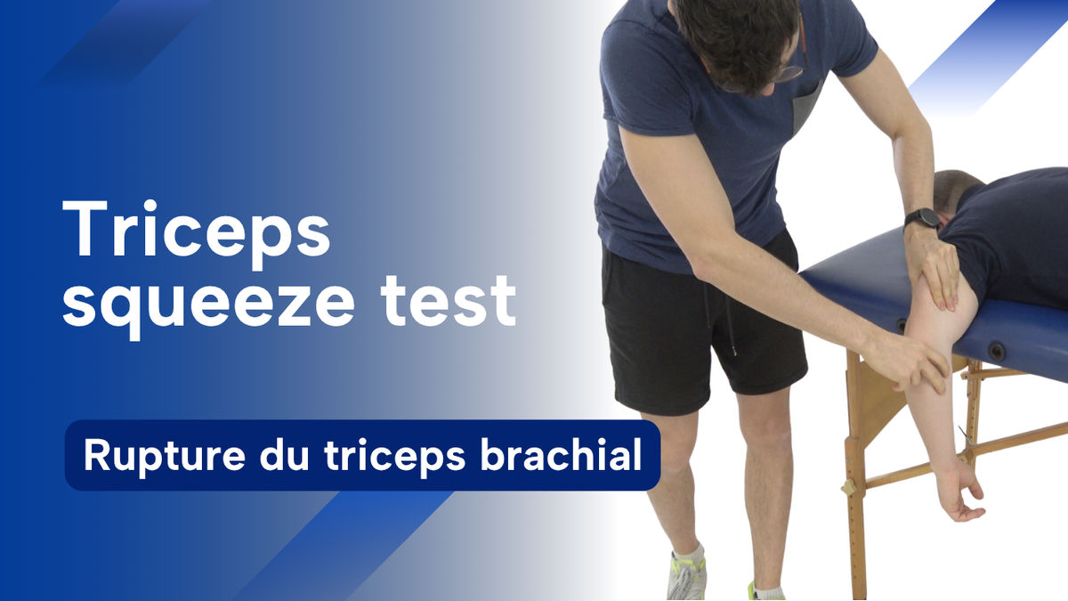 Triceps squeeze test