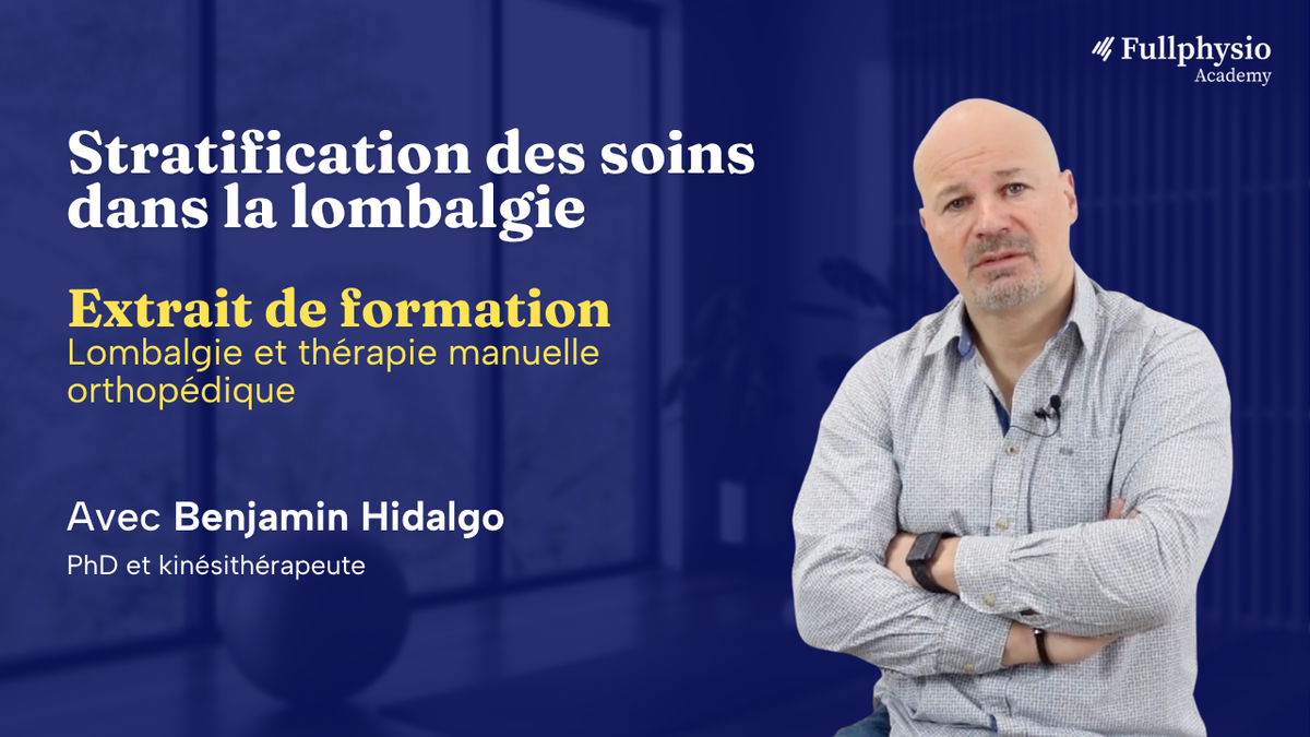 Stratification des soins dans la lombalgie