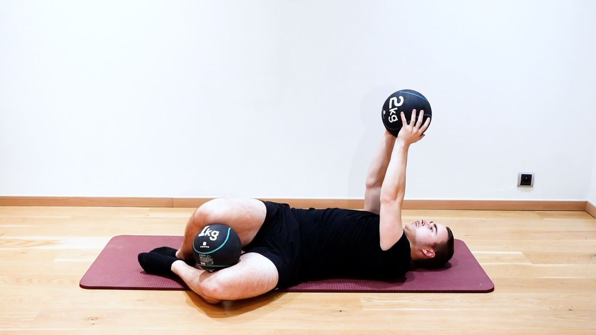 Lower Back Rotation With Ball