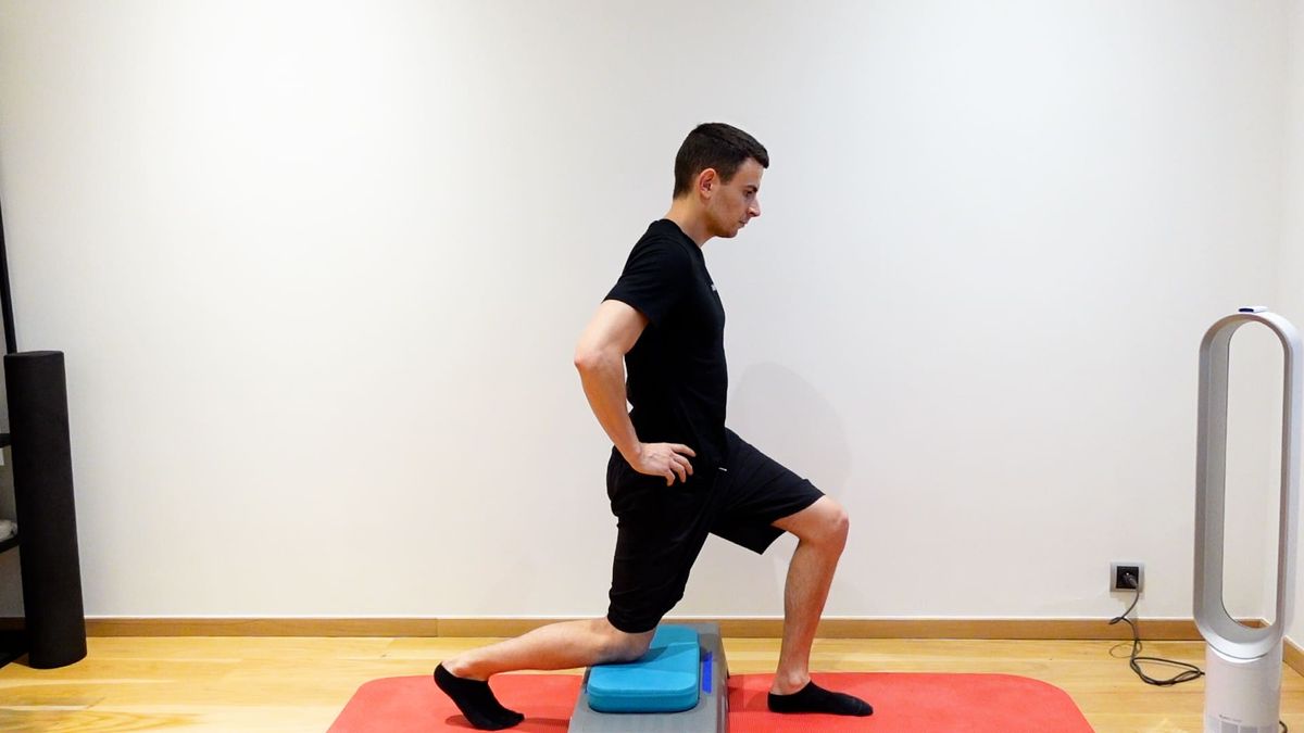 Fente avec flexion progressive