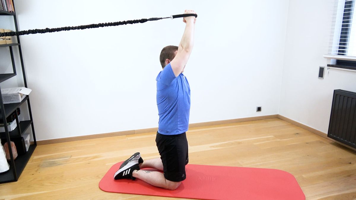 Gainage abdominal avec stabilisation centrale
