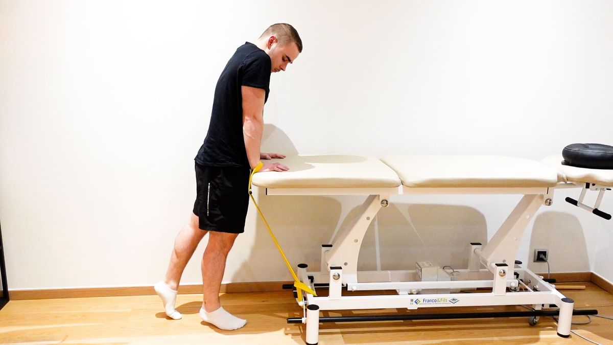 Wrist Extension Mobilization With Elastic Band Traction