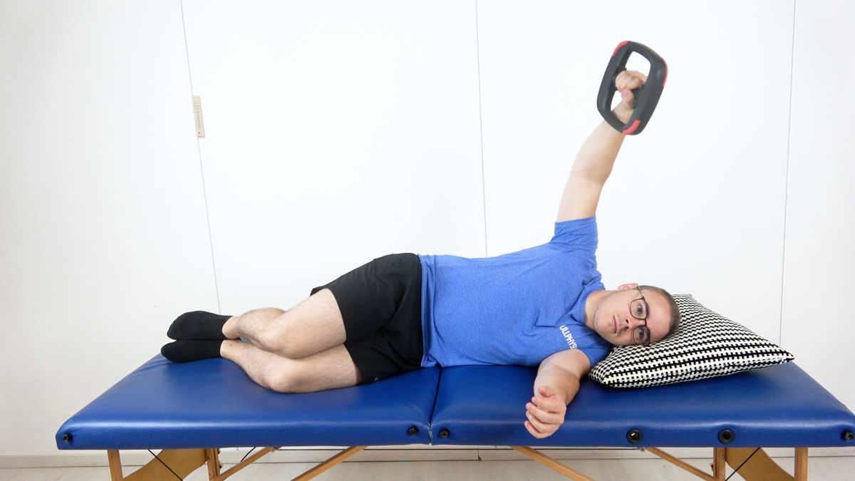 ABD Strengthening With Weight in Side-Lying Position