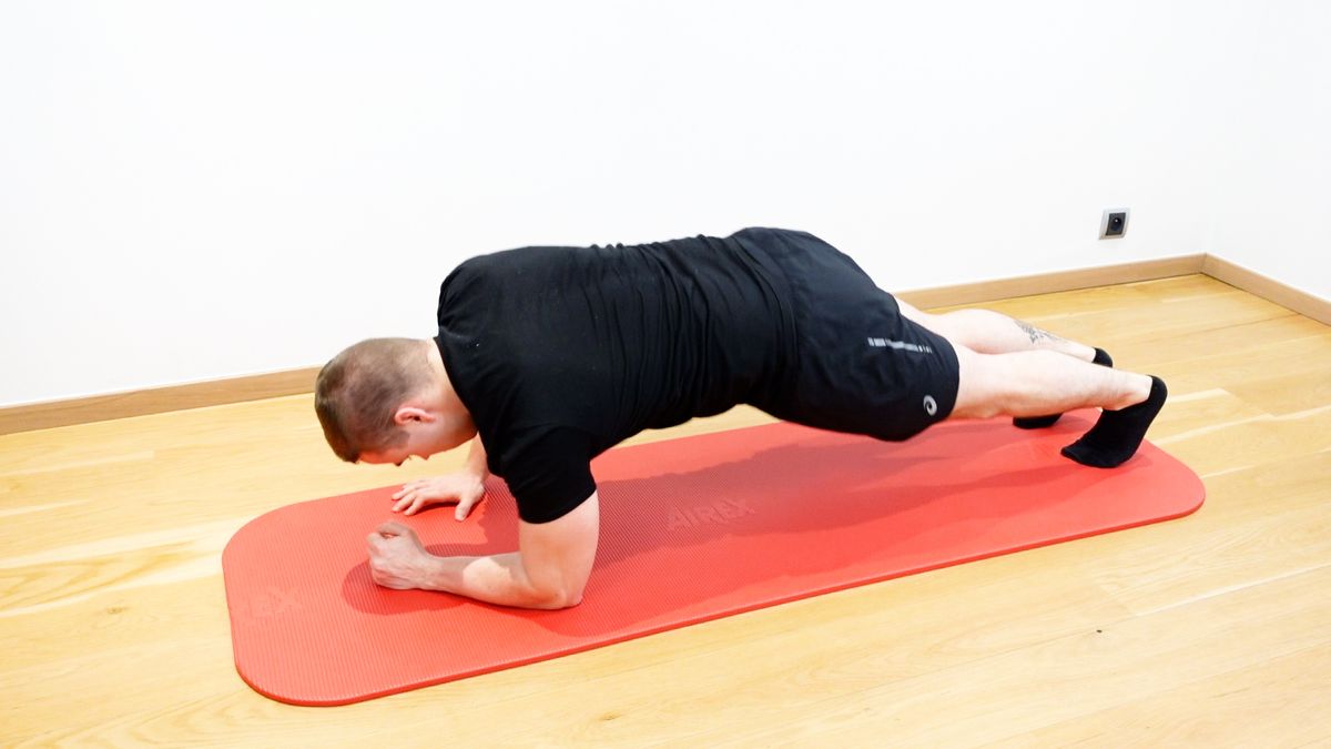 Gainage dynamique coudes fléchis / tendus
