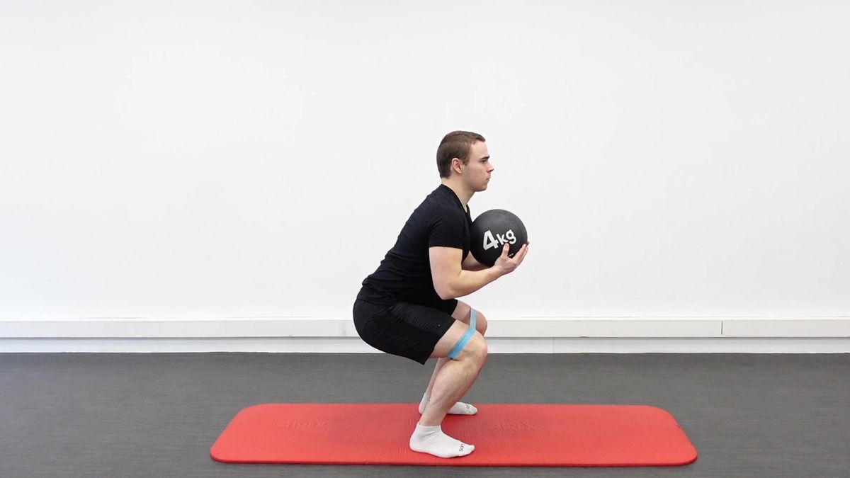 Squat With Isometric Abduction and Load