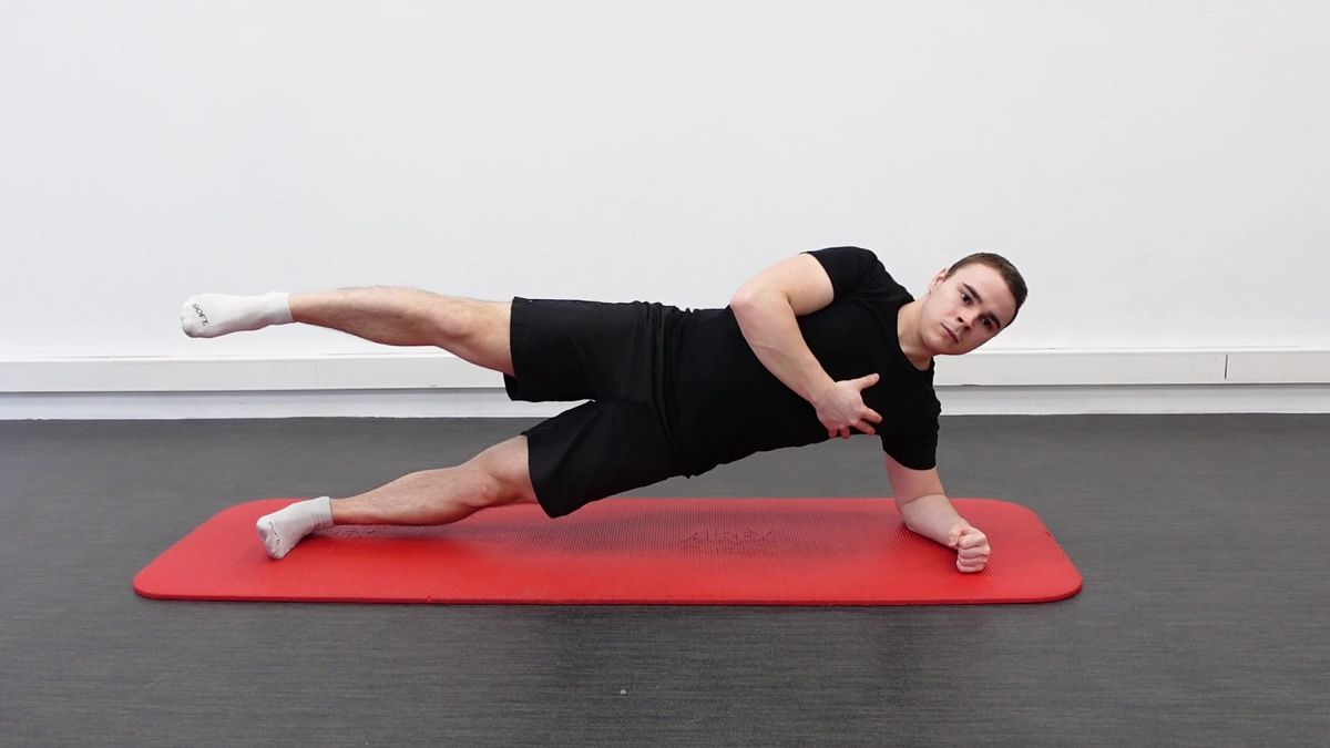 Lateral Plank With Isometric Hip Abduction