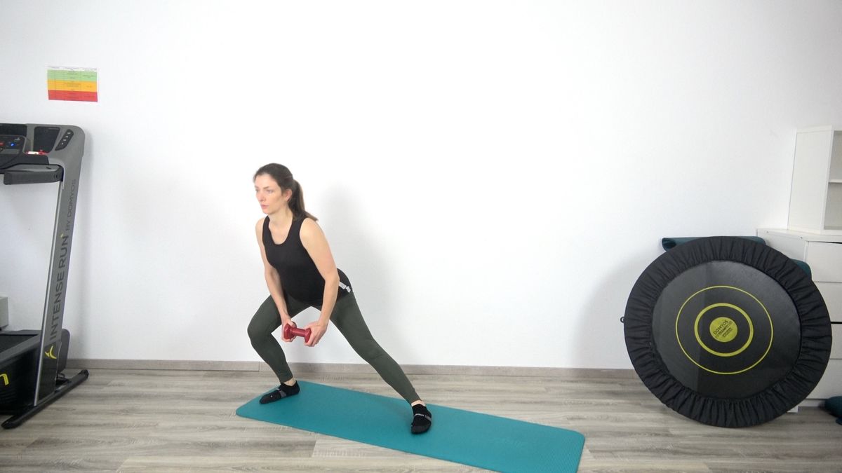 Side Lunge With Weight