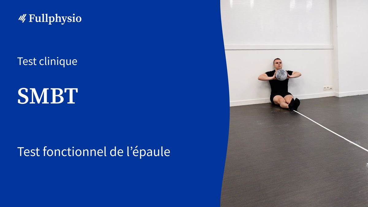 Seated medecine ball throw (SMBT)