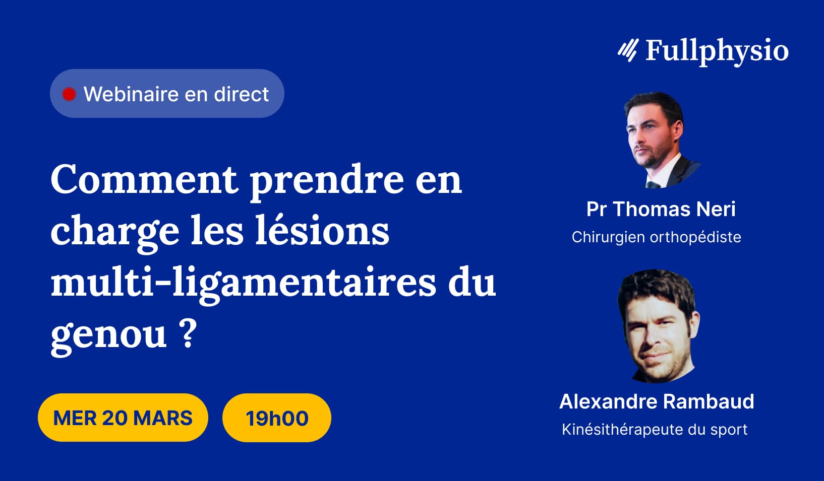 Comment prendre en charge les lésions multi-ligamentaires du genou