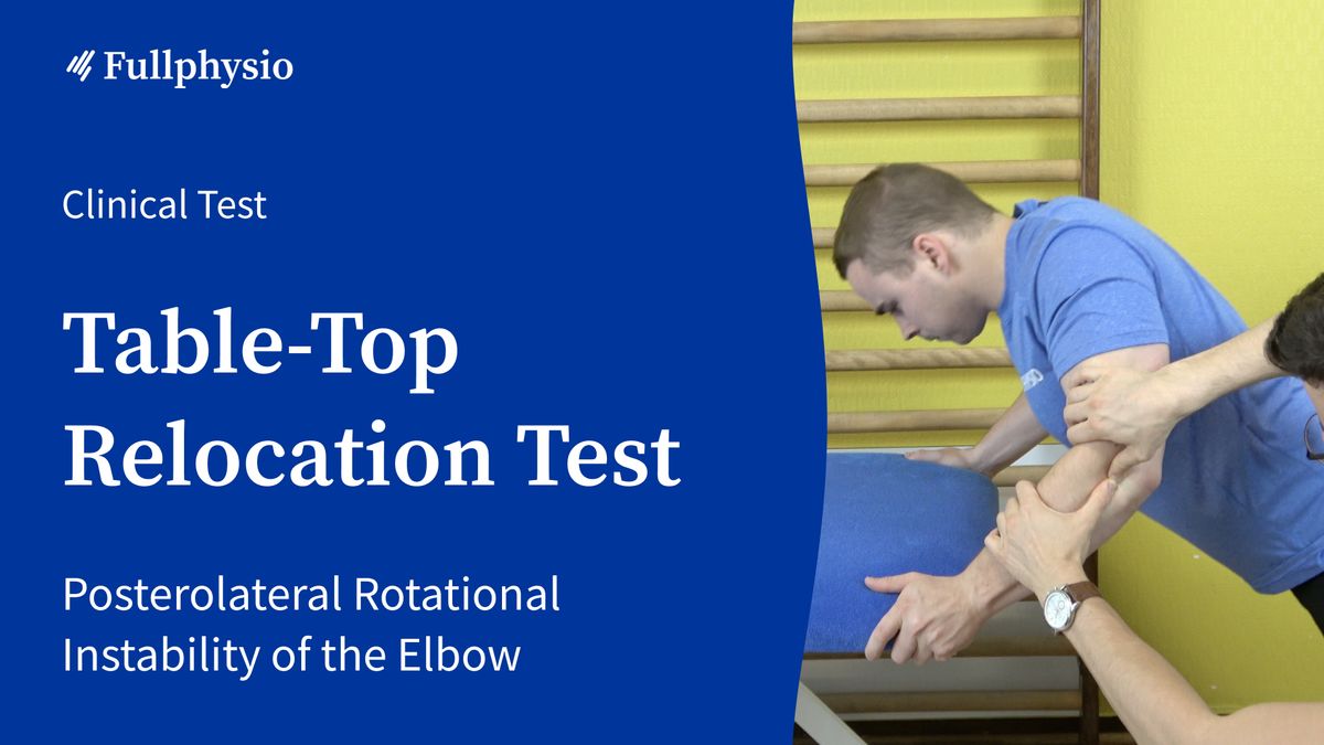 Table-top Relocation Test
