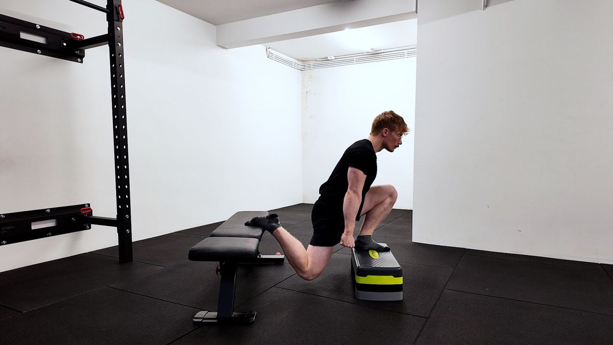 Deficit Bulgarian Split Squat
