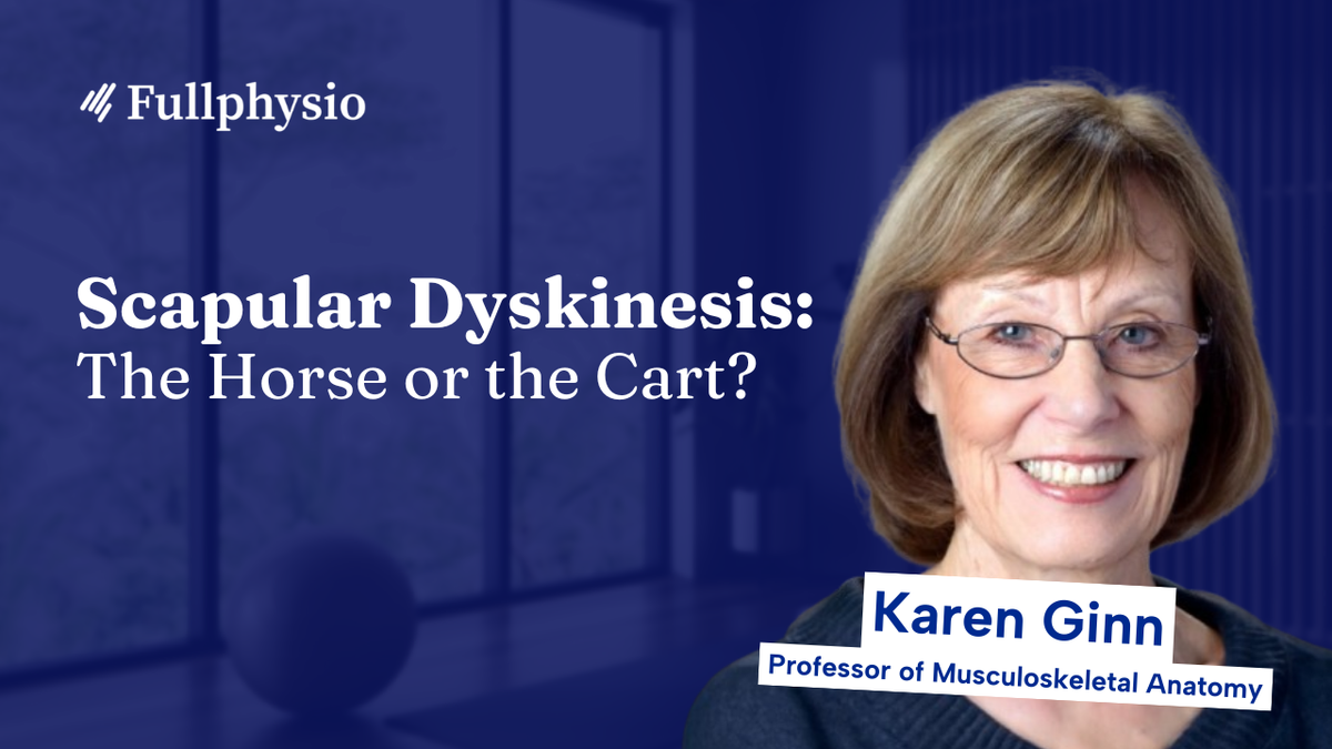 Scapular Dyskinesis: The Horse or the Cart?
