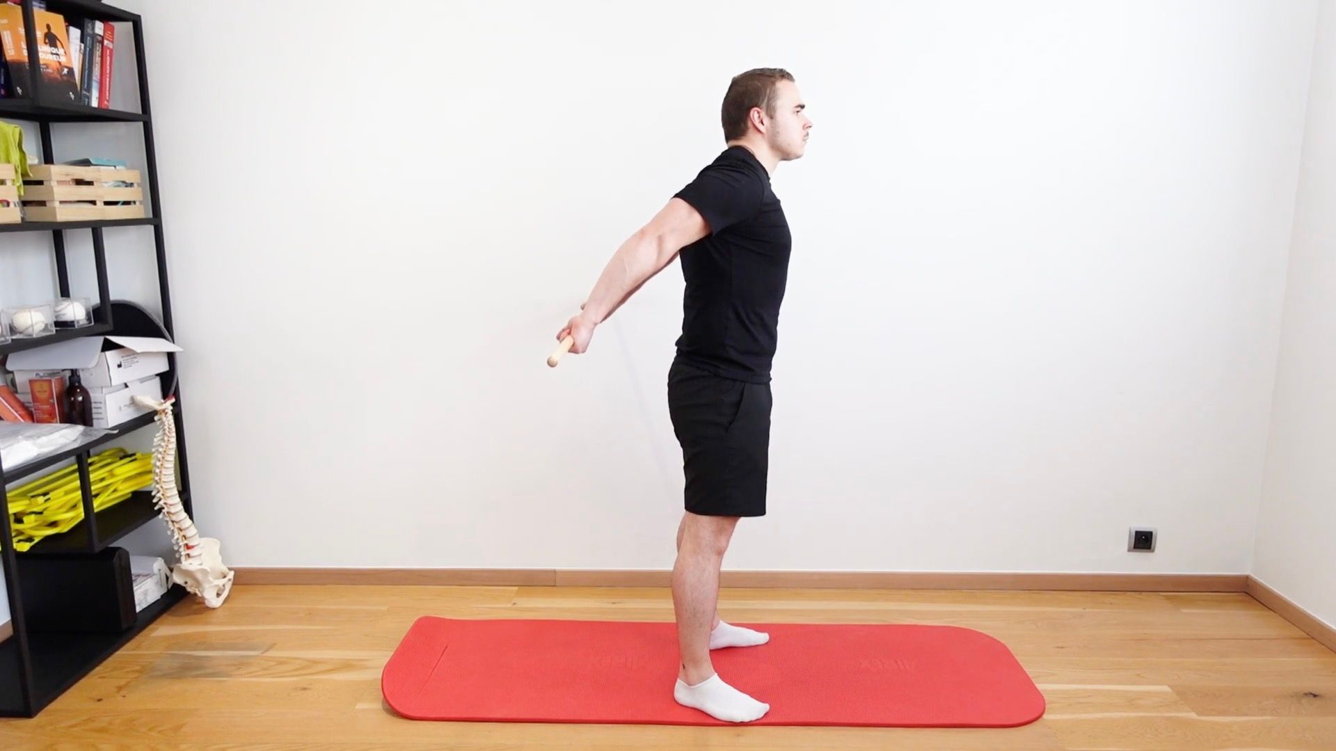 Assisted Shoulder Extension Mobilization, view 2