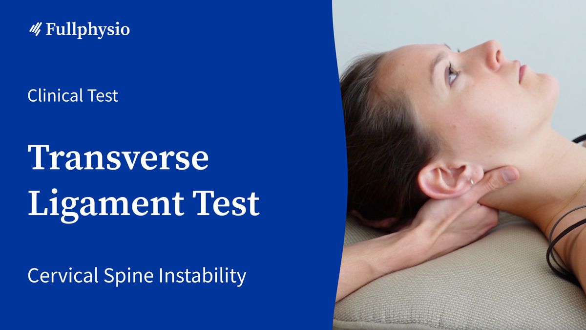 Transverse Ligament Test