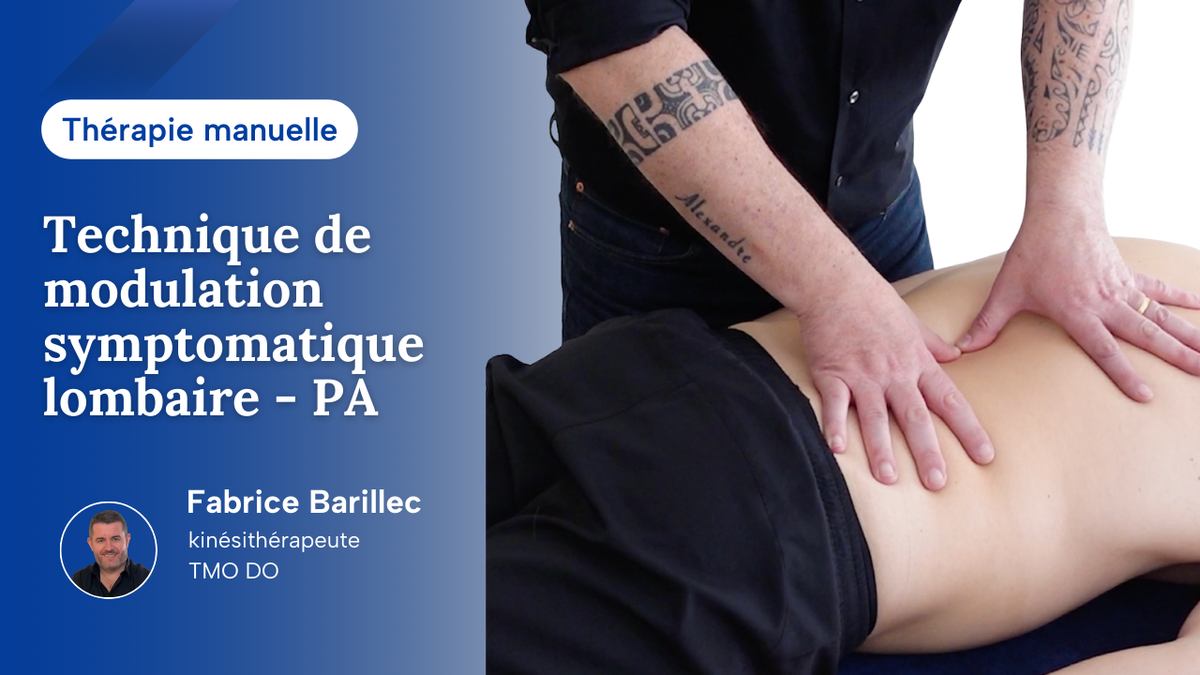 Technique de modulation symptomatique lombaire - PA