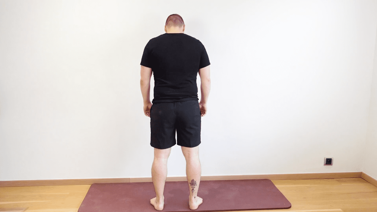 Renforcement triceps sural isométrique, vue 1