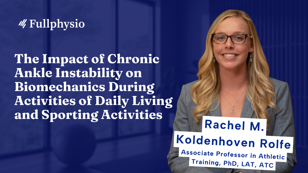 The Impact of Chronic Ankle Instability on Biomechanics During Activities of Daily Living and Sporting Activities