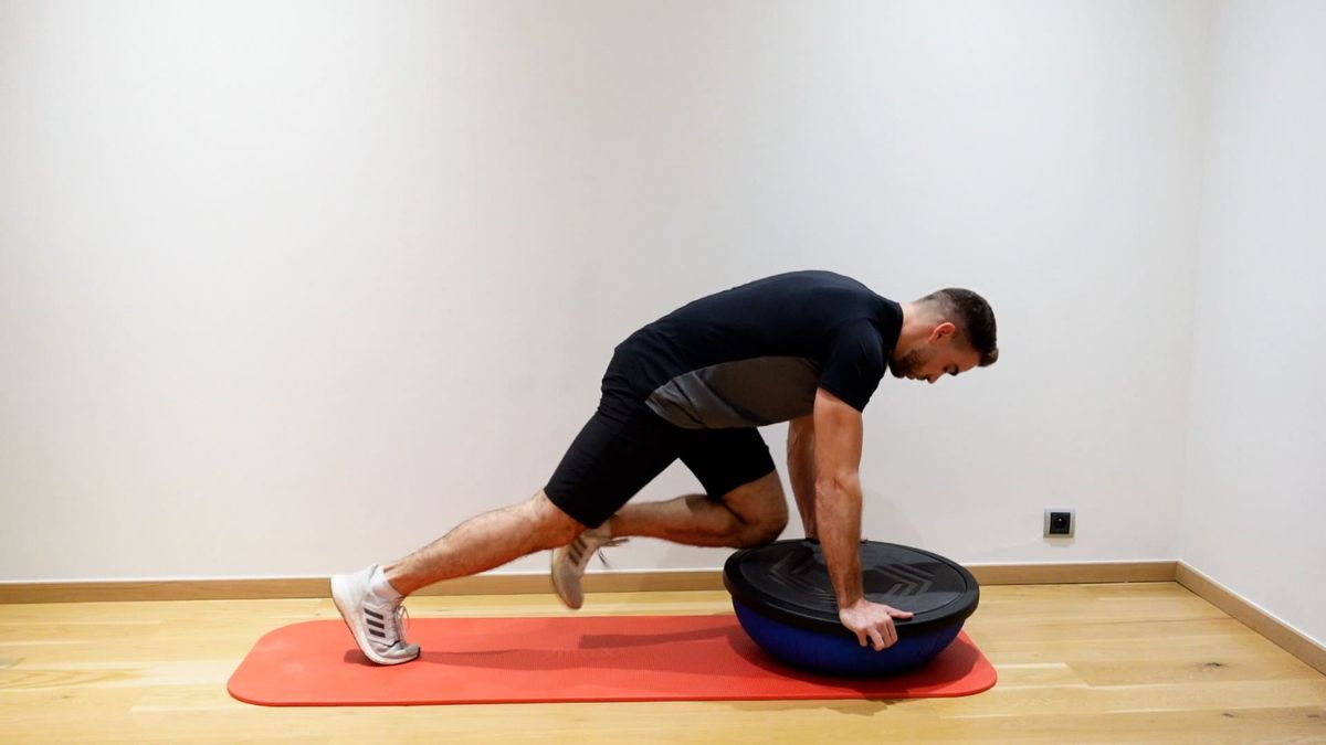 Mountain Climber on Bosu