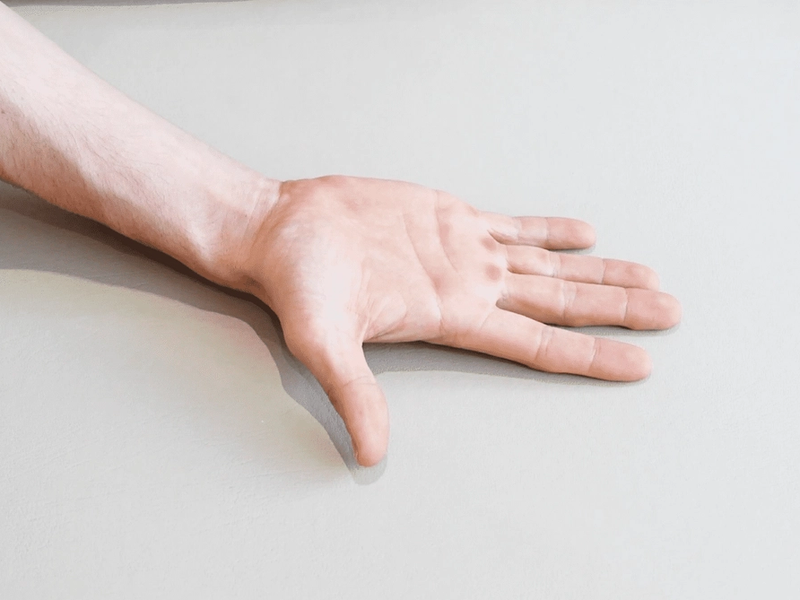 Finger Rolling / Unrolling Mobilization, view 1
