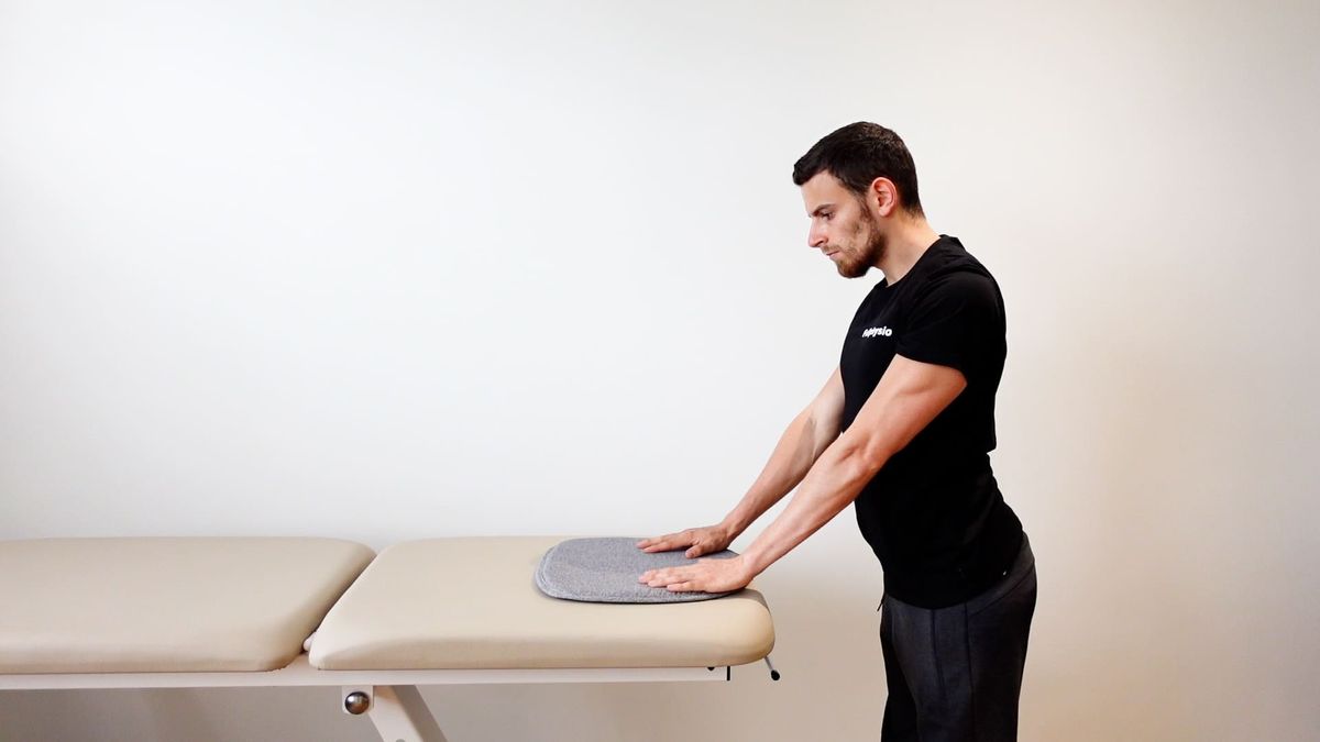 Mobilisation flexion d'épaules assistée
