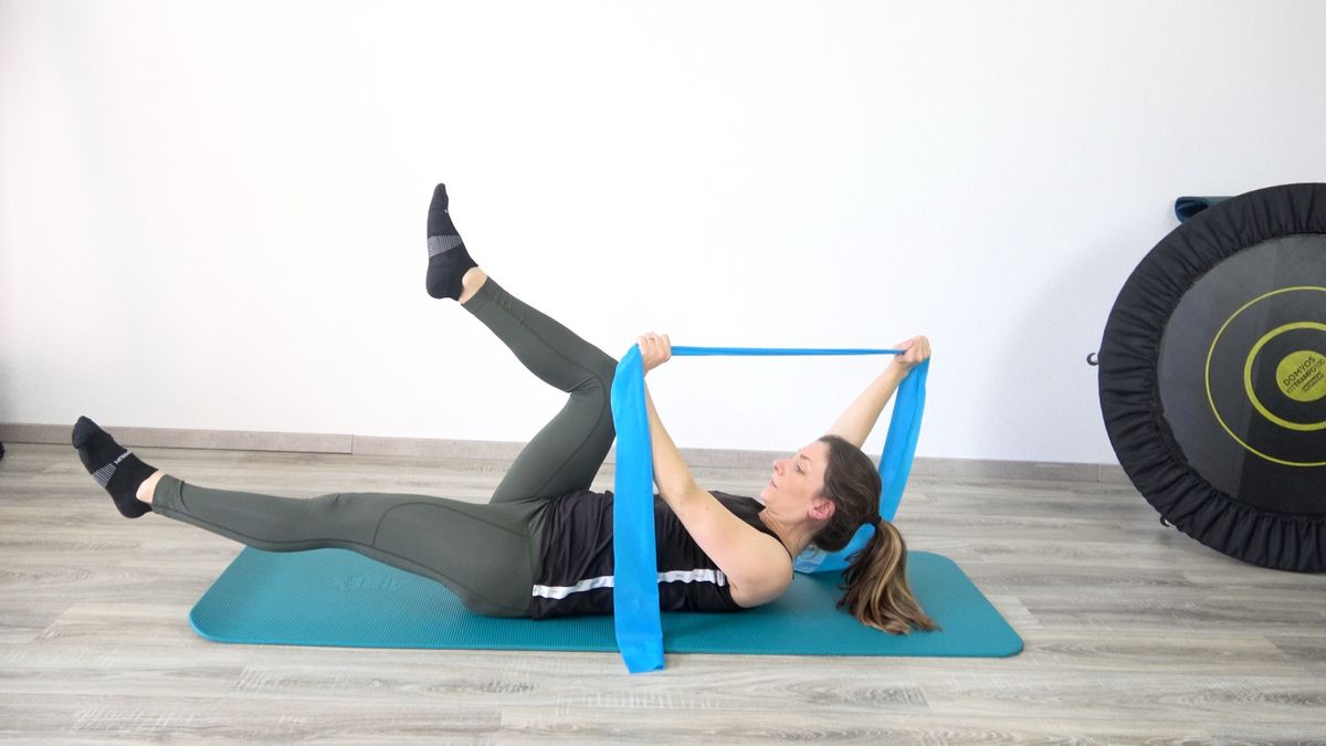 Pelvic Floor Engagement Dead Bug Exercise