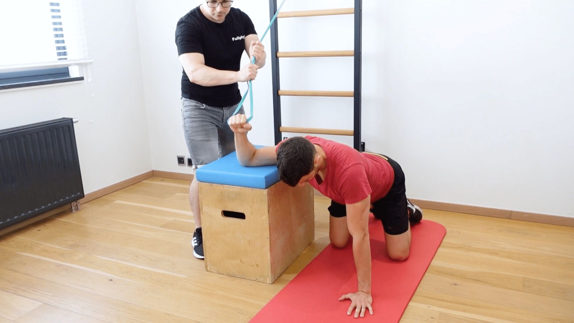 Stabilisation d'épaule en fin d'amplitude RE2, vue 1