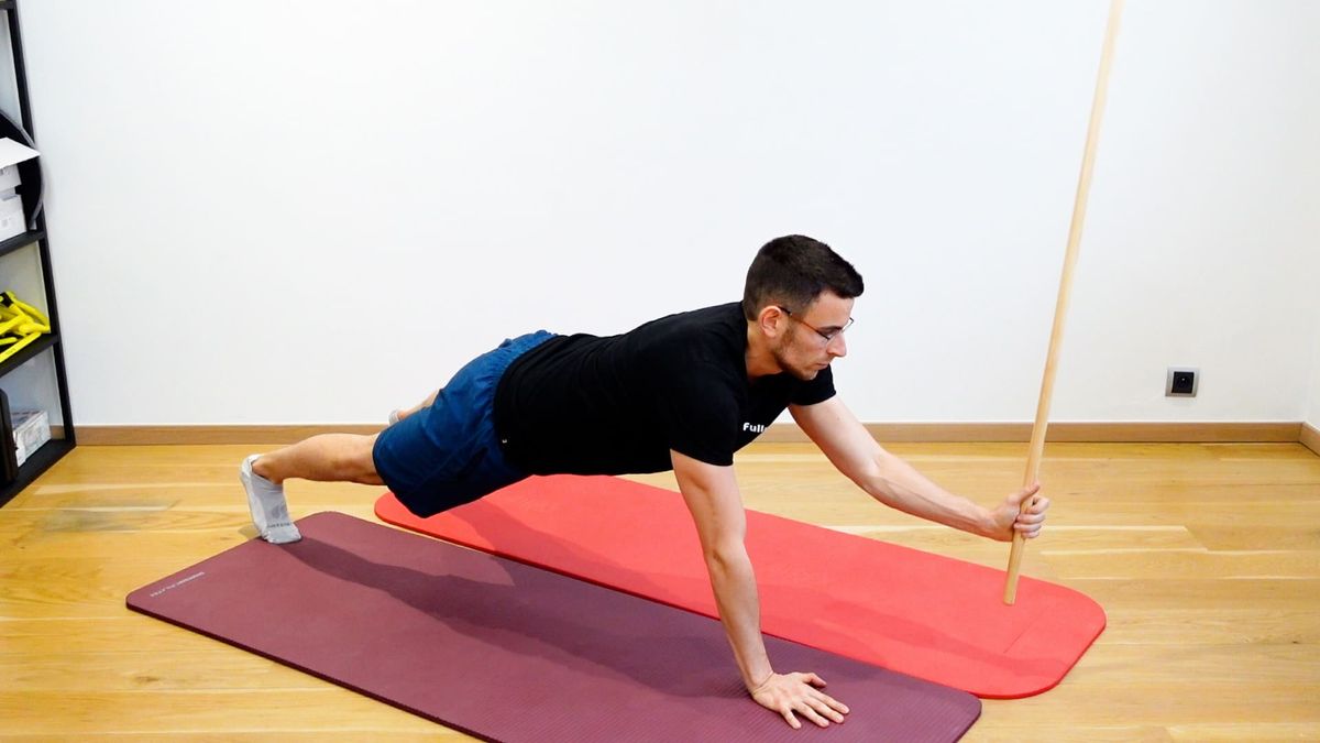 Shoulder Stability (Throw and Catch the Stick)