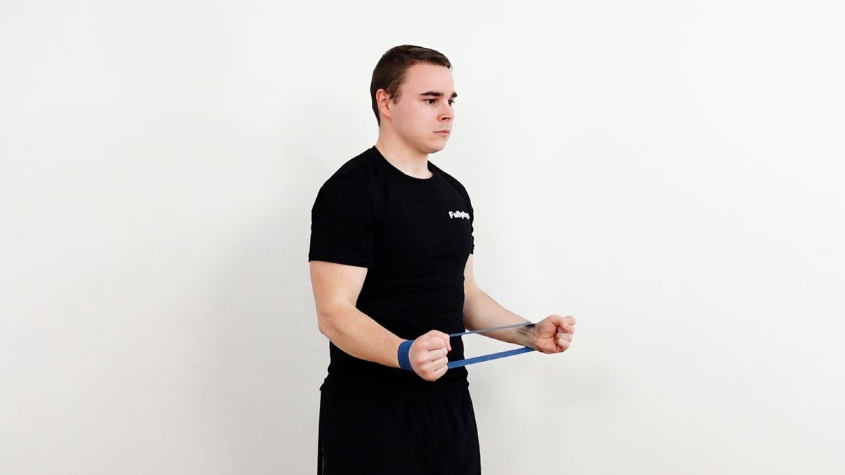 Shoulder External Rotation With Forward Flexion