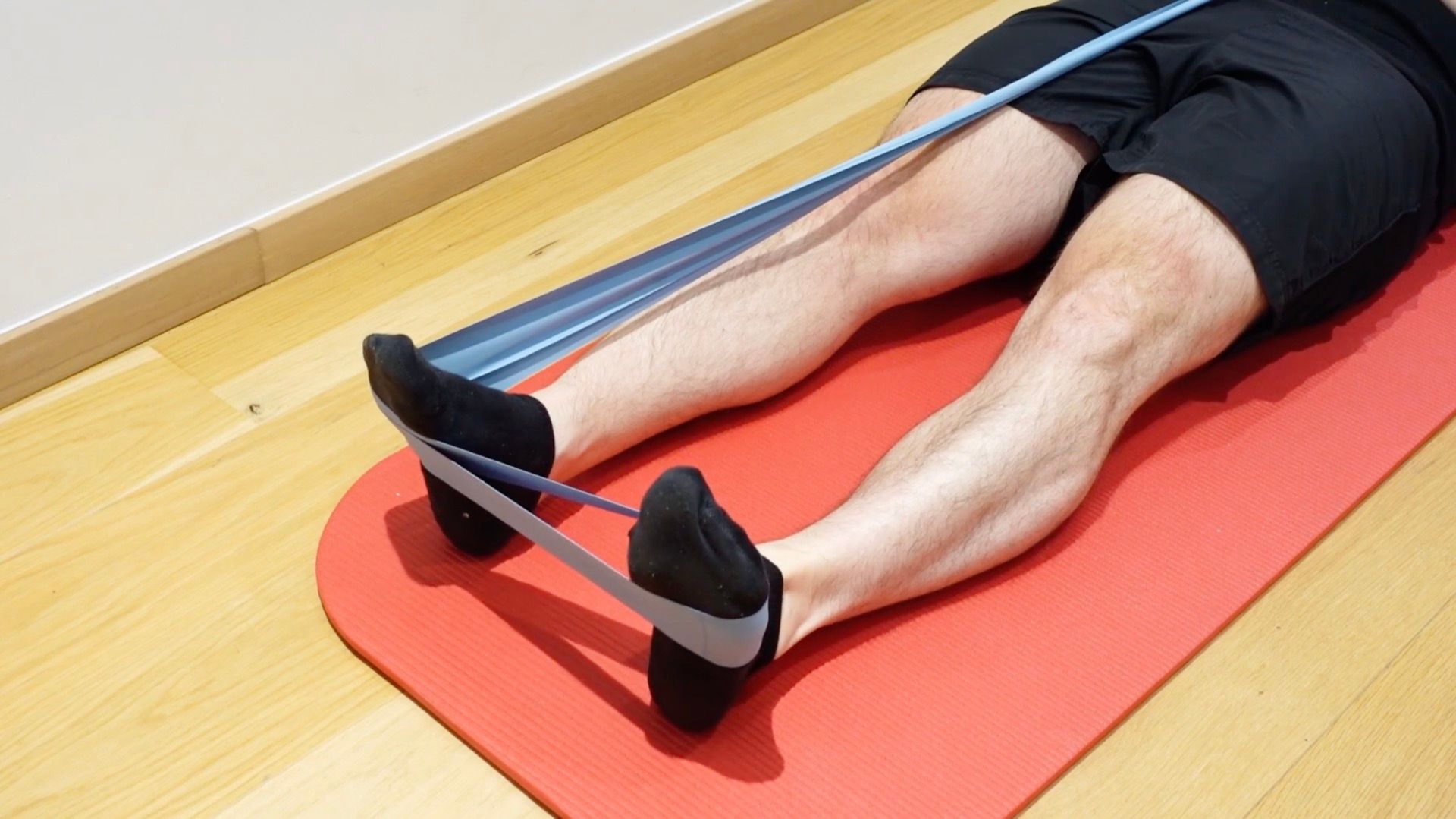 Evertor Strengthening With Elastic Band, view 2