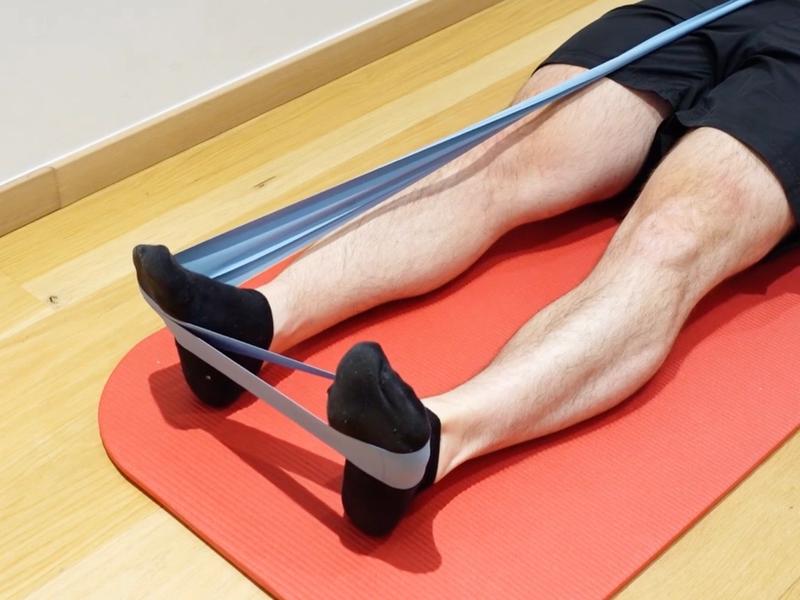 Evertor Strengthening With Elastic Band, view 2