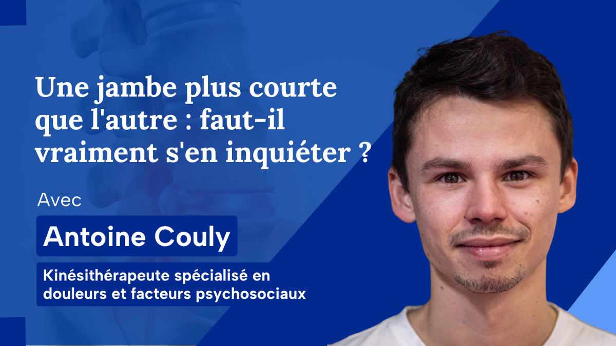 Une jambe plus courte que l'autre : faut-il vraiment s'en inquiéter ?