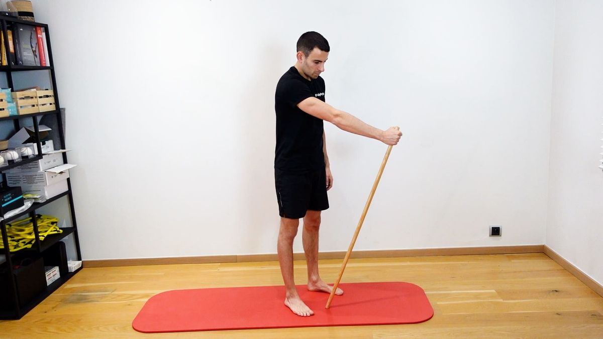 Shoulder Circumduction Mobilization With Stick